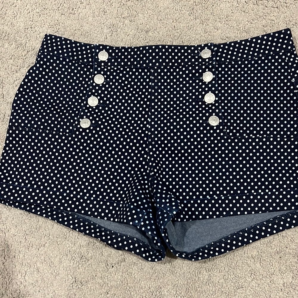 polka dot shorts